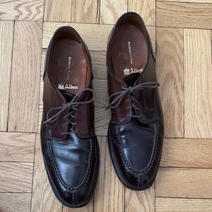 Alden Men's Dark Brown Cordovan Leather Oxfords (pre-owned)